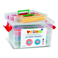 Trojboké pastelky PRIMO JUMBO - 120 ks - v plastovém boxu