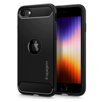 Pouzdro Spigen Rugged Armor černé iPhone SE 2020/SE 2022 ACS00944