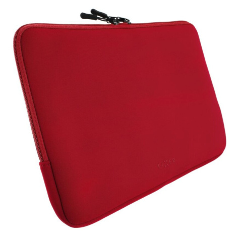 FIXED neoprenové pouzdro pro notebooky do 14" červené