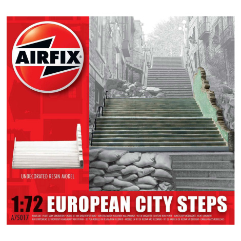 Classic Kit budova A75017 - European City Steps (1:72) AIRFIX