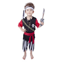 RAPPA Dětský kostým pirát se šátkem (M)