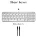 Logitech MX Keys S for Mac920-011638 Světle šedá