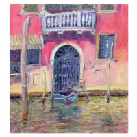 Obrazová reprodukce Venetian Balcony, 2000, Antonia Myatt, 40 × 40 cm