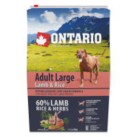 ONTARIO Dog Adult large lamb & rice granule pro psy 2.25 kg