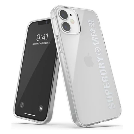 Kryt SuperDry Snap iPhone 12 mini Clear Case Silver (42590)