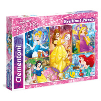 Clementoni - Puzzle Briliant 104 Princezny