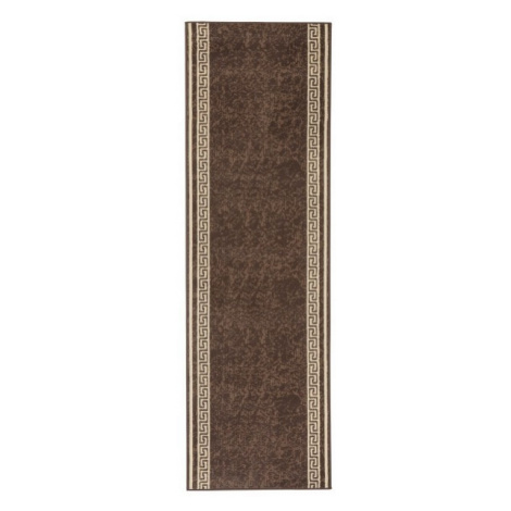 Moderní kusový koberec Basic 102830 | hnědý Typ: 80x350 cm