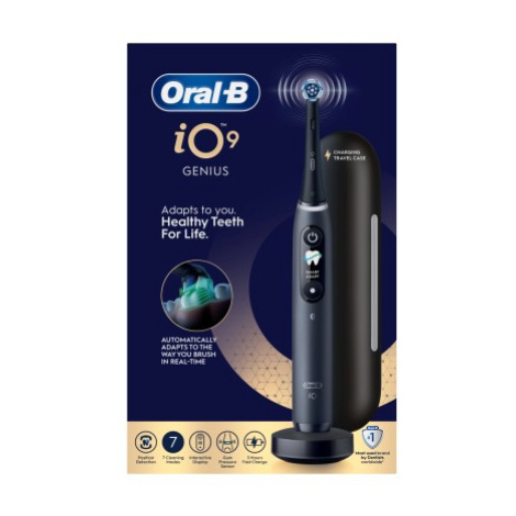 Oral-B iO Series 9 Black Onyx Elektrický Zubní kartáček s magnetickou technologií iO