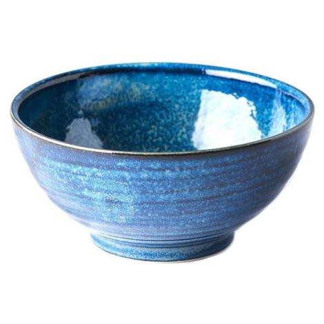 Modrá keramická miska MIJ Indigo, ø 18 cm