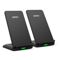 ChoeTech 10W 2-coils Wireless Charger Stand 2ks