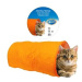 DUVO+ Kočičí tunel oranžový 50 × 25 × 25 cm