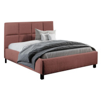 Čalouněná postel Andrea 180x200, růžová, bez matrace