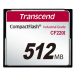 Transcend 512MB INDUSTRIAL TEMP CF220I CF CARD (SLC) Fixed disk and UDMA5