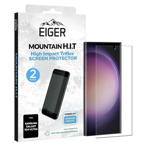 Ochranné sklo Eiger Mountain H.I.T Screen Protector (2 Pack) for Samsung S24 Ultra Eiger Glass