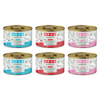 GRAU Kitten Multipack - 6 x 200 g (3 druhy)