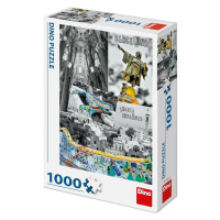 Puzzle Barcelona 1000 dílků - Dino