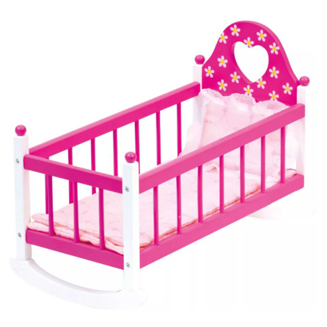 Bino Kolébka s peřinkami růžová
