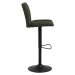 Dkton Designová barová židle Almonzo olivově zelená