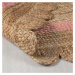 Flair Rugs koberce Kusový koberec Grace Jute Natural/Pink Rozměry koberců: 120x170