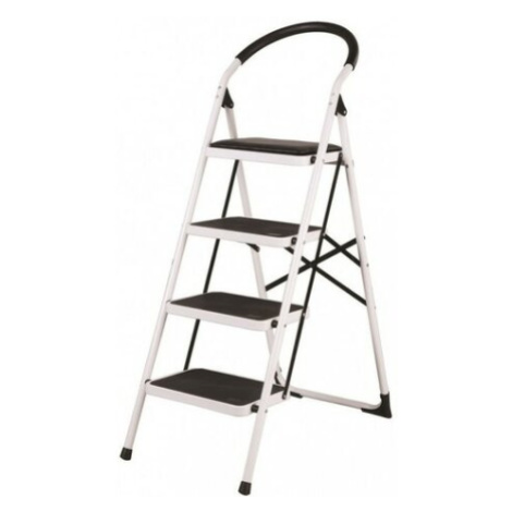 Ocelové skládací schůdky Klapp, 4 stupně, 4 stupně