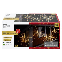 Livarno home Světelný LED řetěz, 200 LED (5x teplá bílá)