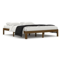 Rám postele medově hnědý masivní borovice 160 × 200 cm, 810378