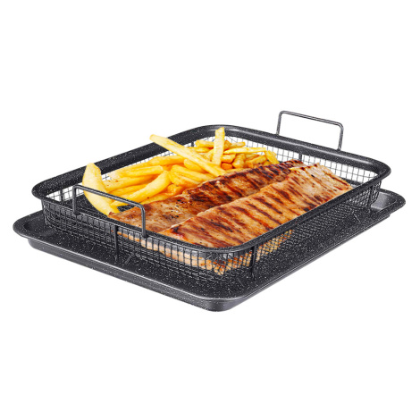 De Gusto Plech s grilovacím košem Maxi Crisper 33 x 25 cm