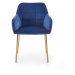 Halmar Jídelní židle KAI K306 | tmavě modrá