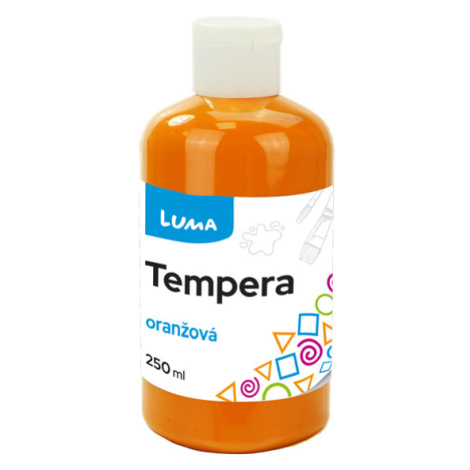 Temperová barva LUMA, 250 ml - oranžová