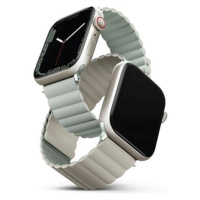 UNIQ Revix oboustranný řemínek pro Apple Watch 49/45/44/42mm Sage (šedolozený/béžový)