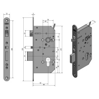 SAM EL 7255 - elektromechanický samozamykací zámek