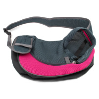 Vsepropejska Travel 2 taška pro psa přes rameno Barva: Růžová, Dle váhy psa: do 3 kg