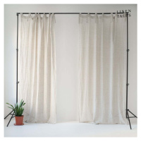 Krémová záclona 130x330 cm Daytime – Linen Tales