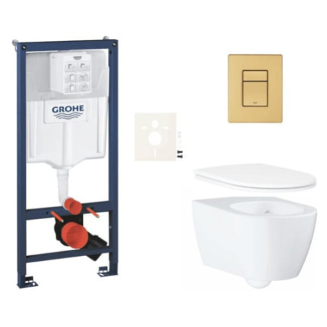 Závěsný wc set do lehkých stěn / předstěnová montáž Grohe Essence SIKOGRSESSCGN0