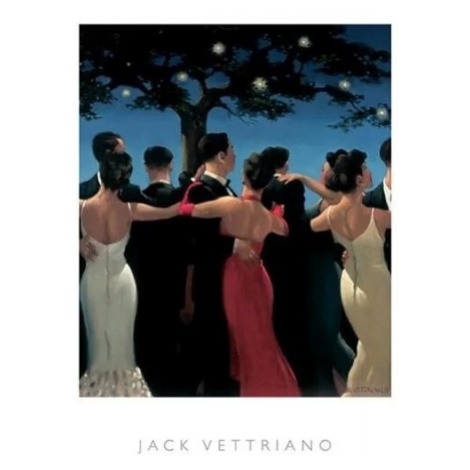 Umělecký tisk Waltzers, 1992, Jack Vettriano, (40 x 50 cm) MIGNECO&SMITH