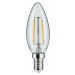 PAULMANN LED svíčka 2W 3000K E14 čirá pro Plug & Shine svítidla 24V DC 330028741