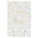 Mapa Ciudad de México color, (26.7 x 40 cm)