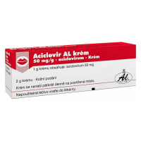 Aciclovir AL krém 50 mg 2 g