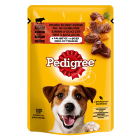 Pedigree kapsička Adult - 24 x 100 g - Hovězí a játra v želé