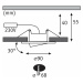 PAULMANN LED vestavné svítidlo Calla základní sada výklopné IP65 kruhové 90mm 30° 10x6W 230V 400