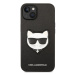 Pouzdro Karl Lagerfeld PU Saffiano Choupette Head iPhone 14 Plus černé