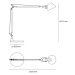 Artemide Tolomeo XXL s fixním uchycením - LED 1535150A