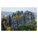 Fotografie High angle view of rocky cliffs, Halfdark, 40 × 26.7 cm