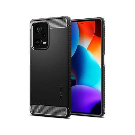 Spigen Rugged Armor Black Xiaomi Redmi Note 12 Pro+ 5G