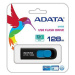 ADATA Flash Disk 128GB UV128, USB 3.1 Dash Drive (R:90/W:40 MB/s) černá/modrá