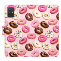 iSaprio Flip pouzdro Donuts Pattern 03 pro Samsung Galaxy A71