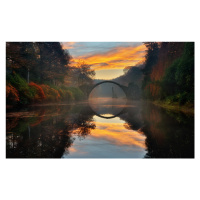 Fotografie Autumn garden..., KrzysztofBrowko, 40 × 24.8 cm