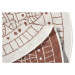 NORTHRUGS - Hanse Home koberce Kusový koberec Twin-Wendeteppiche 103102 creme terra kruh – na ve