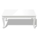 Konferenční stolek 100x60x42 cm vysoký lesk bílý