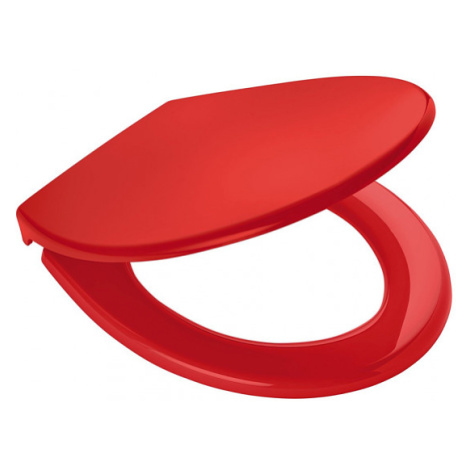 Ridder 02101106 MIAMI WC sedátko, soft close, PP termoplast - červená 44,3 × 37 cm